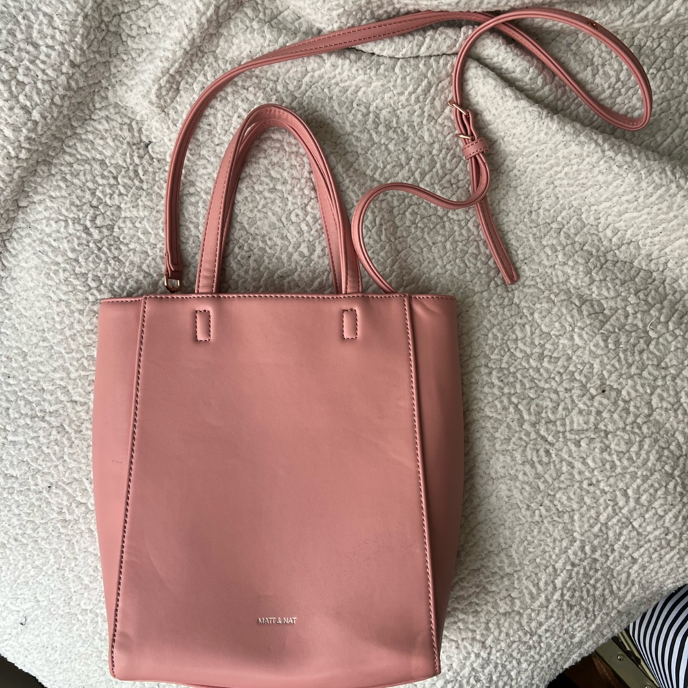 matt & nat pink handbag